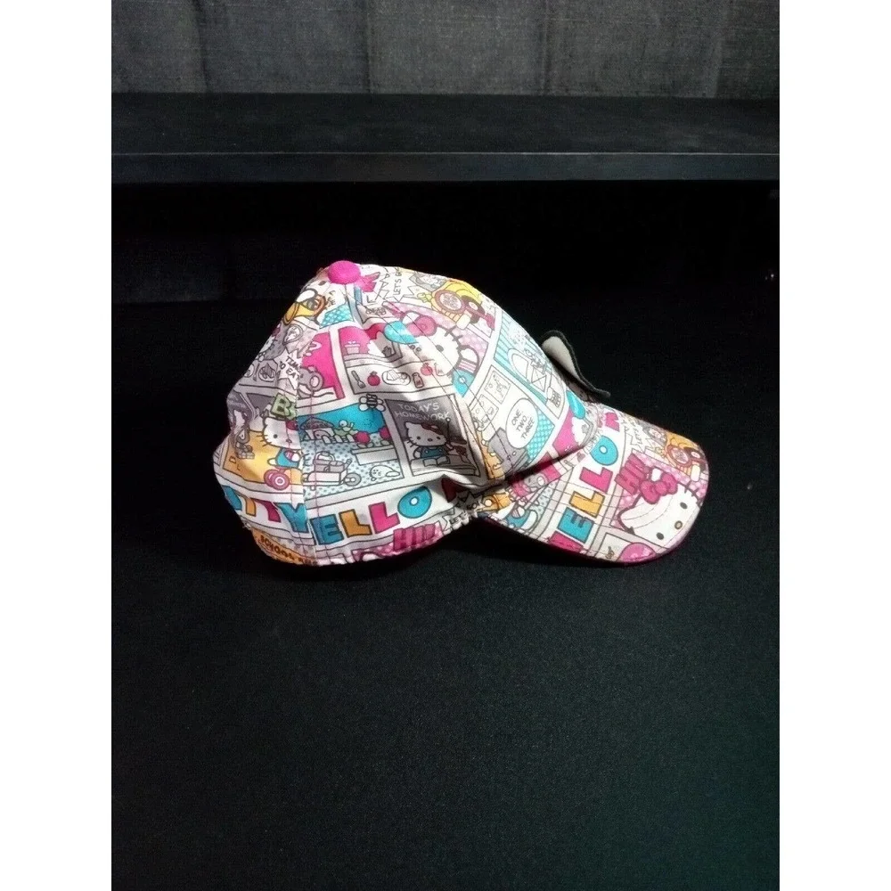 Hello kitty by Sanrio girls hat pink cat. One size kids With Glitter Bow Cap - Picture 3 of 6